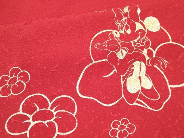 平和屋着物[]卒園式　女の子　子供　長襦袢(単衣・半衿刺繍)・行灯袴・巾着・髪飾りセット　キャラクター　金銀彩　箱付き　DABC5467ma_3