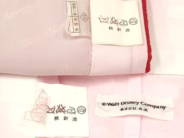 平和屋着物[]卒園式　女の子　子供　長襦袢(単衣・半衿刺繍)・行灯袴・巾着・髪飾りセット　キャラクター　金銀彩　箱付き　DABC5467ma_6