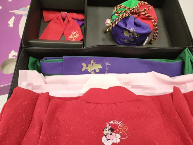 平和屋着物[]卒園式　女の子　子供　長襦袢(単衣・半衿刺繍)・行灯袴・巾着・髪飾りセット　キャラクター　金銀彩　箱付き　DABC5467ma_8