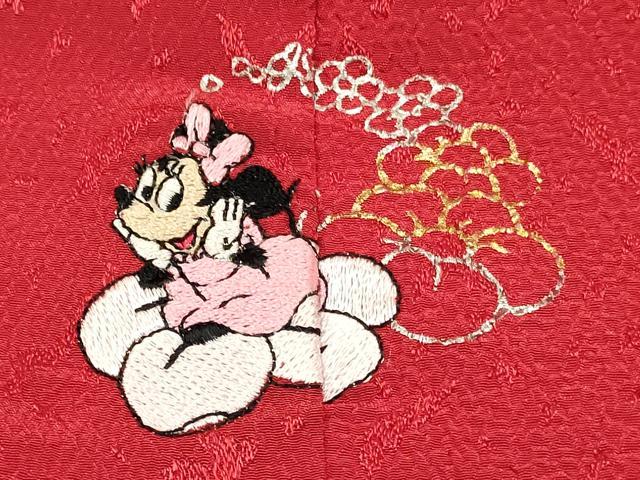 平和屋着物[]卒園式　女の子　子供　長襦袢(単衣・半衿刺繍)・行灯袴・巾着・髪飾りセット　キャラクター　金銀彩　箱付き　DABC5468ma_4