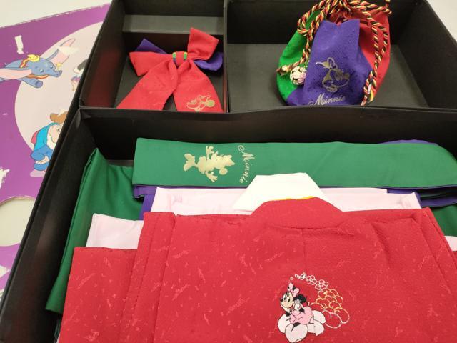 平和屋着物[]卒園式　女の子　子供　長襦袢(単衣・半衿刺繍)・行灯袴・巾着・髪飾りセット　キャラクター　金銀彩　箱付き　DABC5468ma_8