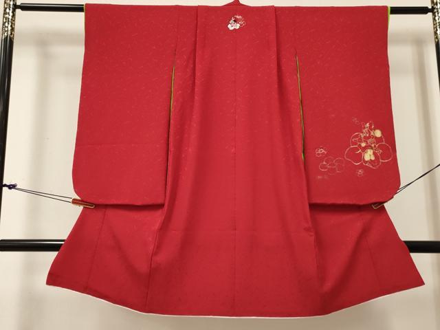 平和屋着物[]卒園式　女の子　子供　長襦袢(単衣・半衿刺繍)・行灯袴・巾着・髪飾りセット　キャラクター　金銀彩　箱付き　DABC5469ma_1