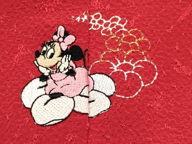 平和屋着物[]卒園式　女の子　子供　長襦袢(単衣・半衿刺繍)・行灯袴・巾着・髪飾りセット　キャラクター　金銀彩　箱付き　DABC5469ma_4