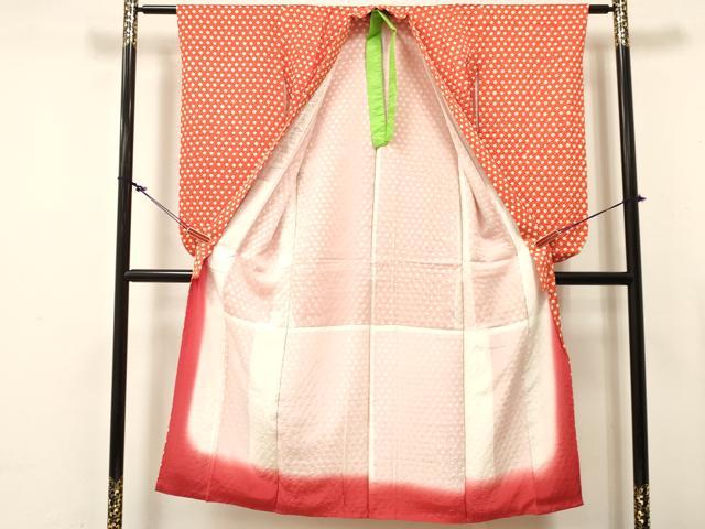 平和屋着物∵女の子　十三参り　子供　祝着　総絞り　逸品　DABC5471ma_1