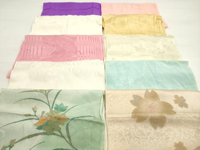 平和屋着物★和装小物　帯揚げ10枚セット　正絹　逸品　DABC5627xg