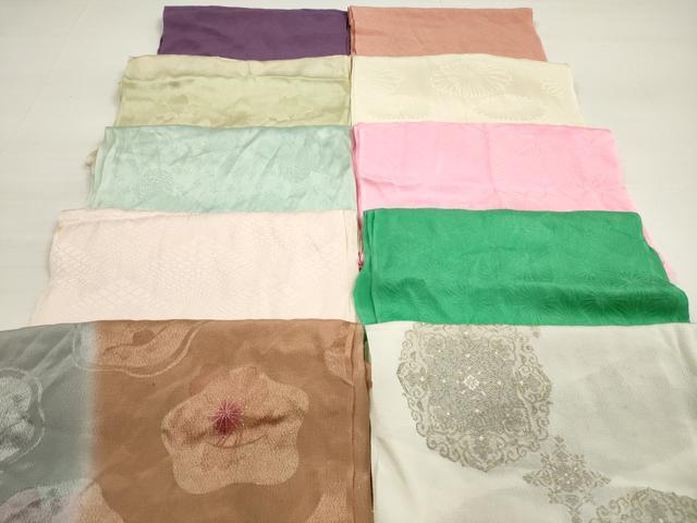 平和屋着物★和装小物　帯揚げ10枚セット　正絹　逸品　DABC5628xg