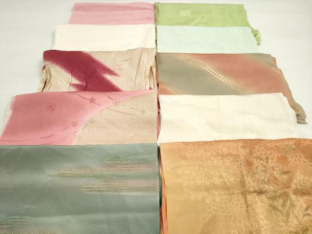 平和屋着物★和装小物　帯揚げ10枚セット　正絹　逸品　DABC5637xg