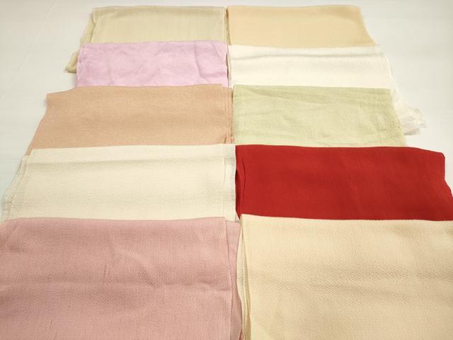 平和屋着物★和装小物　帯揚げ10枚セット　正絹　逸品　DABC5643xg