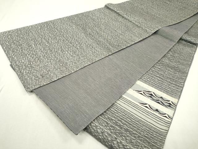 平和屋着物▽太鼓柄袋帯　スリーシーズン　春夏秋　櫛織　抽象文様　正絹　逸品　DABC6413fe_4