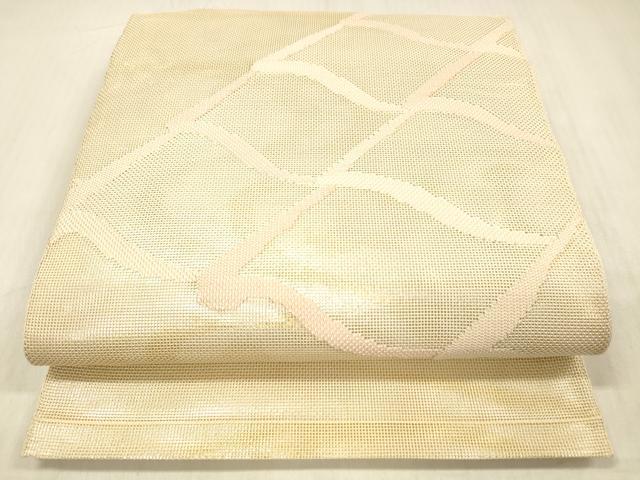 平和屋着物＊夏物　太鼓柄　本袋帯　流水瓦文　金銀糸　正絹　逸品　DABC8314cm 平和屋着物＊夏物 太鼓柄 本袋帯 流水瓦文 金銀糸 正絹 逸品