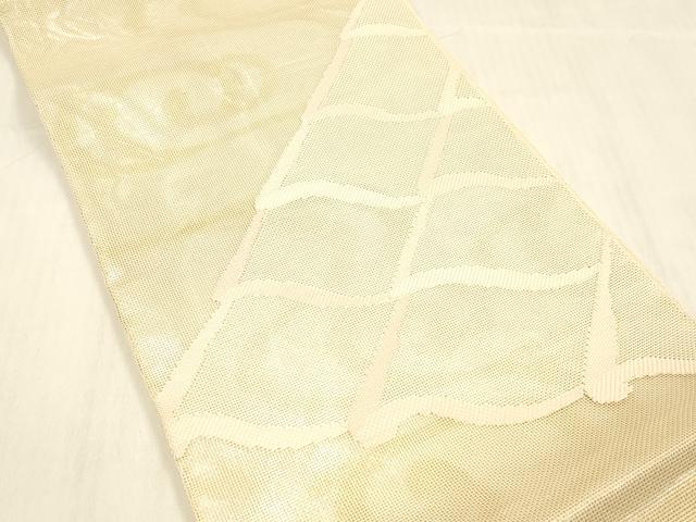 平和屋着物＊夏物　太鼓柄　本袋帯　流水瓦文　金銀糸　正絹　逸品　DABC8314cm 平和屋着物＊夏物 太鼓柄 本袋帯 流水瓦文 金銀糸 正絹 逸品