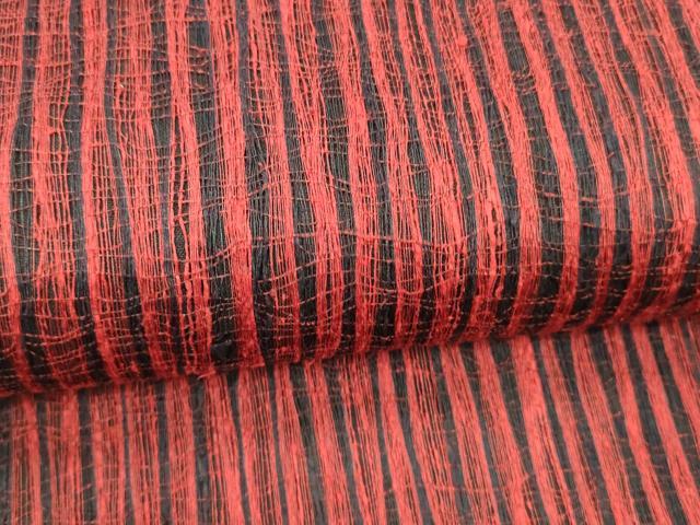 平和屋着物▽全通柄袋帯　スリーシーズン　春夏秋　櫛織　間道　正絹　逸品　DABC8321cm_2
