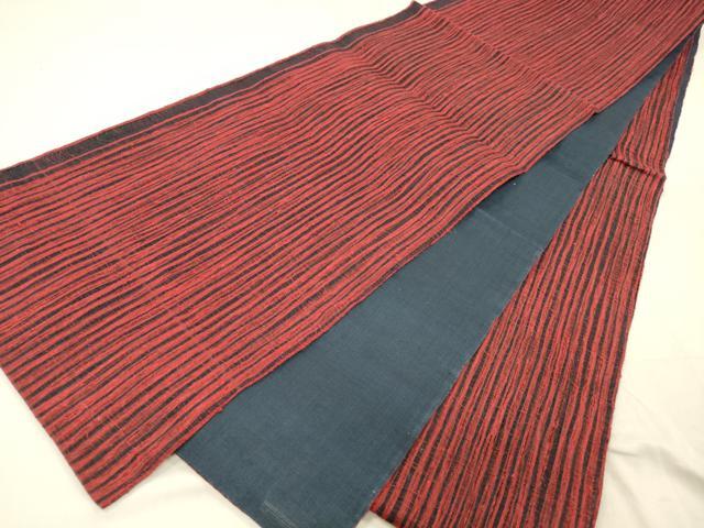 平和屋着物▽全通柄袋帯　スリーシーズン　春夏秋　櫛織　間道　正絹　逸品　DABC8321cm_4