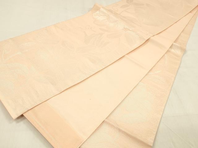 平和屋着物＊夏物　全通柄　本袋帯　草花文　銀糸　正絹　逸品　DABC8920cm_4