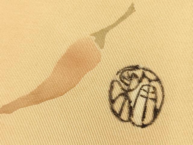 平和屋着物●塩瀬　九寸名古屋帯　作家物　成り物　かぶ　正絹　逸品　DABD0012op 平和屋着物○塩瀬 九寸名古屋帯 作家物 成り物 かぶ 正絹 逸品
