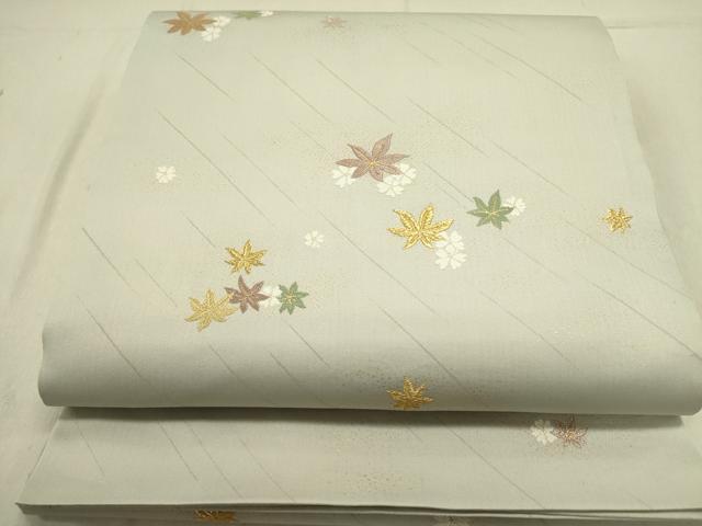 レディースファッション 逸品 正絹 単衣から夏 夏椿 洒落袋の作り帯