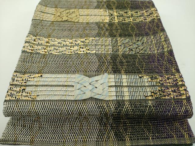 平和屋着物●塩瀬　九寸名古屋帯　草花　黒地　正絹　逸品　DABD0637op 楽天市場】平和屋着物○塩瀬 九寸名古屋帯 草花松文 黒地 金彩 正絹