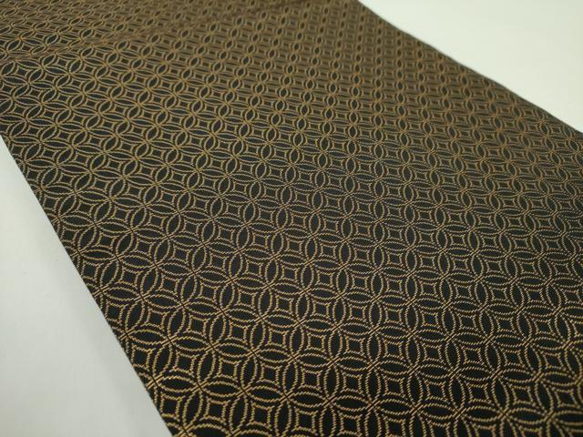 平和屋着物●紋屋井関　御寮織　両面　六通柄袋帯　花繋ぎ　金糸　正絹　逸品　DABD1374ps 平和屋着物○極上 紋屋井関 御寮織 六通柄袋帯 花唐草 金銀糸 逸品