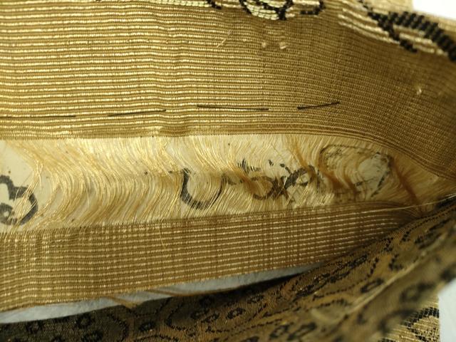 平和屋着物●極上 ひなや工房 くむ・あむ・おる 伊豆蔵明彦 両面 六通柄袋帯 金華山織 格天井鳳凰花文 金糸 正絹 逸品 未使用 DABD1375ps_6