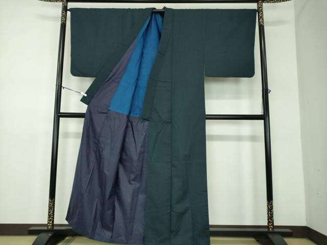 平和屋着物○男性 お召 霞文 正絹 逸品 DABD1390ps 【公式通販】