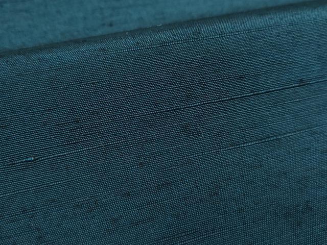 平和屋着物●男性　紬　色無地　濃藍色　正絹　逸品　DABD1391ps_5