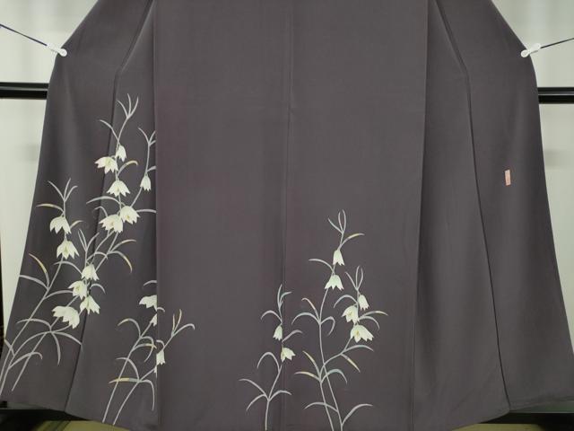 平和屋着物●本加賀友禅作家　藤村建雄　訪問着　草花文　正絹　逸品　DABD1425ps_3