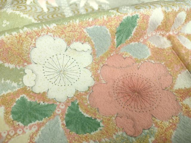 平和屋着物●訪問着　絞り　辻が花　暈し染め　金彩　正絹　逸品　DABD1428ps_6