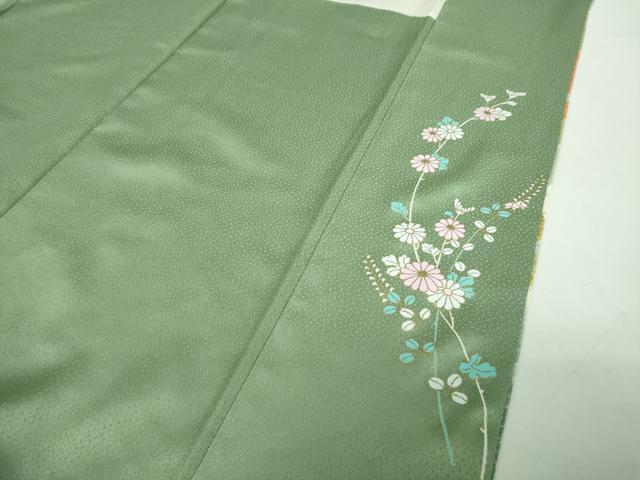 平和屋着物●訪問着　絞り　辻が花　暈し染め　金彩　正絹　逸品　DABD1428ps_8