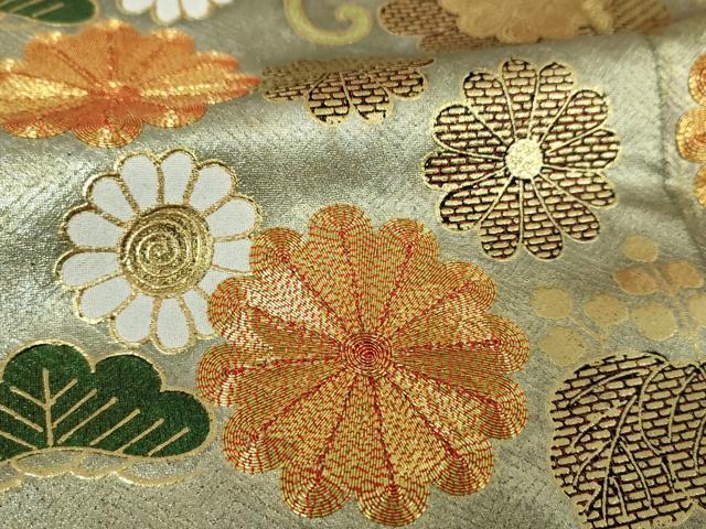 平和屋着物●豪華振袖　駒刺繍　絞り　吉祥花文　金彩　正絹　逸品　DABD1590ps_7