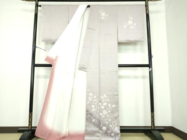 平和屋着物●訪問着　絞り　刺繍　手描き　辻が花　鈴乃屋扱い　正絹　逸品　未使用　DABD1612ps_1
