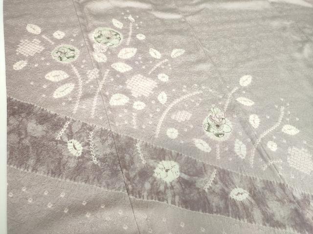 平和屋着物●訪問着　絞り　刺繍　手描き　辻が花　鈴乃屋扱い　正絹　逸品　未使用　DABD1612ps_4