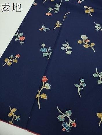 平和屋着物●洗える最高級着物　＜英＞はなぶさ謹製　小紋　花鳥文　逸品　DABD1650ps_7