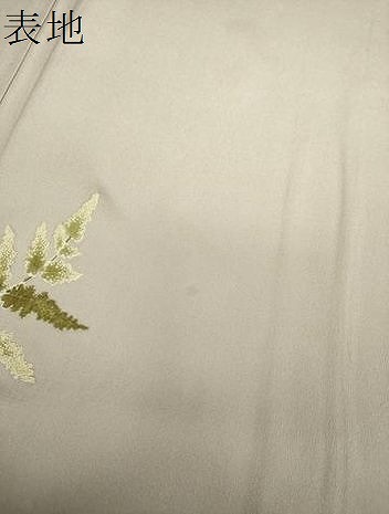 平和屋着物●中国三大刺繍　相良刺繍　色留袖　作家物　吹き寄せ文　蕨　正絹　逸品　DABD1685ps_9