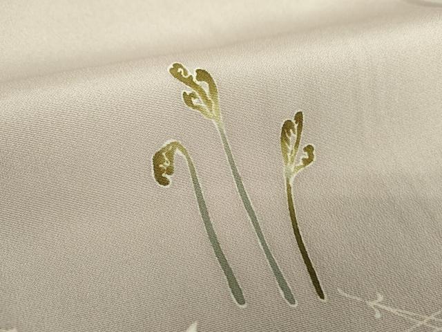 平和屋着物●中国三大刺繍　相良刺繍　色留袖　作家物　吹き寄せ文　蕨　正絹　逸品　DABD1685ps_6