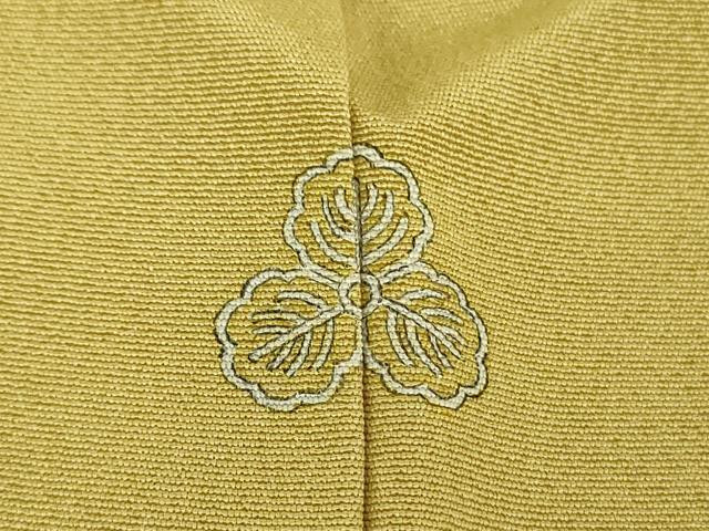 平和屋着物●京都の和装業の老舗一門　千切屋治兵衛　訪問着　駒刺繍　総刺繍　秋草文　金彩　反端付き　正絹　逸品　DABD1698ps_8