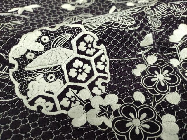 平和屋着物○最高級 中国三大刺繍 スワトウ刺繍 汕頭刺繍 総刺繍 訪問