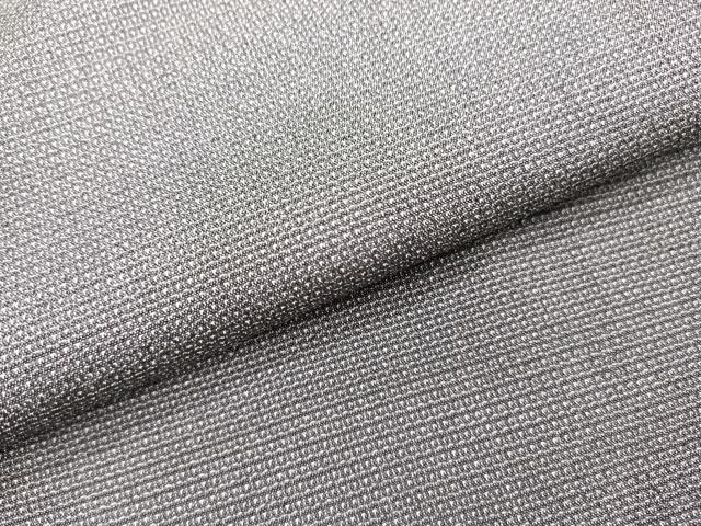 平和屋着物▽本塩沢　単衣　180亀甲　総詰め　正絹　逸品　DABD5912fe_4