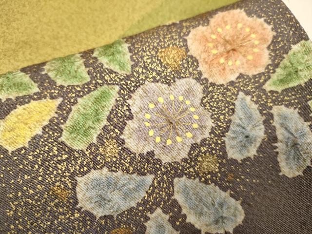 平和屋着物●訪問着　駒刺繍　絞り　雪輪吉祥花文　金彩　正絹　逸品　DABD6126du_7