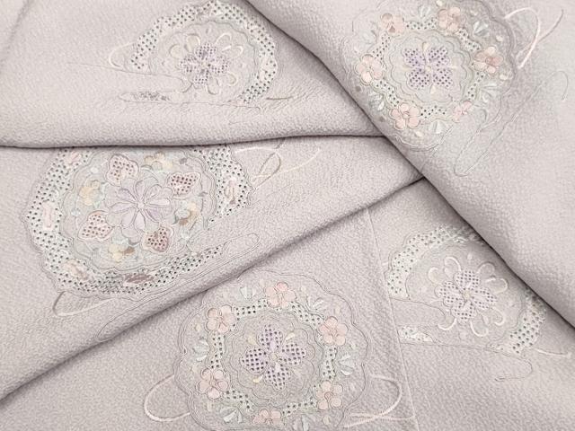 平和屋着物▽中国三大刺繍 スワトウ刺繍 汕頭刺繍 総刺繍 訪問着