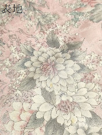 平和屋着物●創業460年・千總　小紋　反物　着尺　花尽くし　銀彩　鈴乃屋扱い　証紙付き　逸品　未使用　DABD7166zzz_9