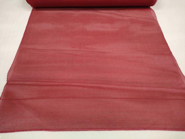 平和屋着物＊夏物　名古屋帯　帯反物　流水楓紋紗　真紅色　高島屋扱い　逸品　DABD7240zzz_6