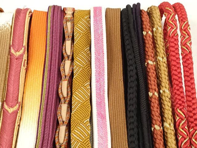 平和屋着物●和装小物　帯締め20本セット　高麗組　笹浪組　唐組　鎌倉組　大和組　御岳組　金銀糸　逸品　DABD7525zzz_2