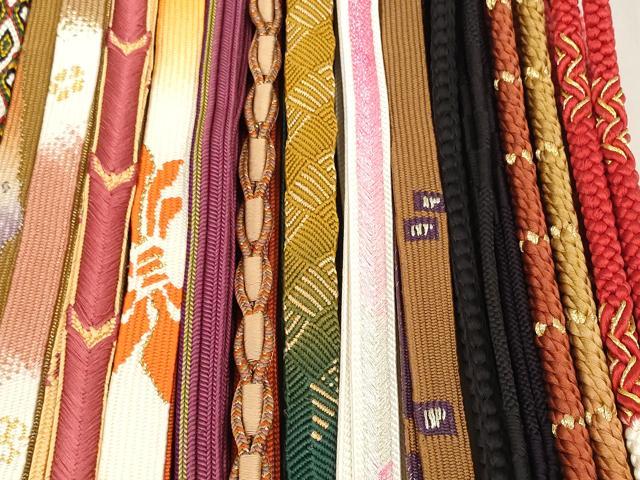平和屋着物●和装小物　帯締め20本セット　高麗組　笹浪組　唐組　鎌倉組　大和組　御岳組　金銀糸　逸品　DABD7525zzz_4