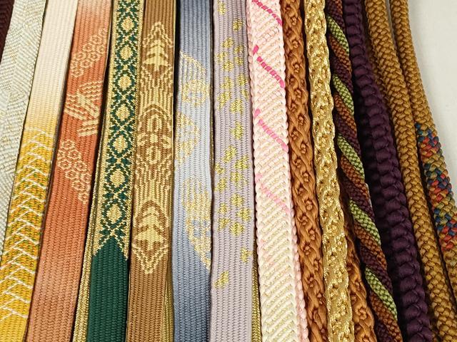平和屋着物●和装小物　帯締め20本セット　高麗組　奈良組　大和組　御岳組　冠組　角八つ組　金糸　逸品　DABD8307zzz_4
