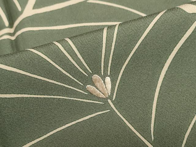 平和屋着物●訪問着　刺繍　枝葉文　正絹　逸品　DABD9091ud_7
