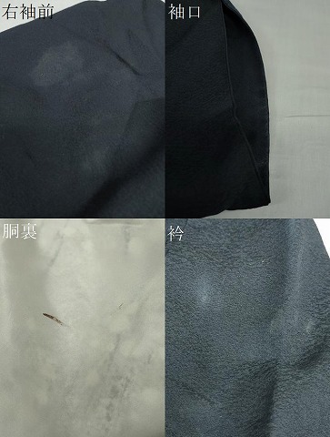 平和屋着物●訪問着　枝垂れ花文　暈し染め　金彩　正絹　逸品　DABD9145ud_10
