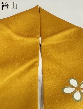 平和屋着物●豪華振袖　駒刺繍　鹿の子花鳥文　暈し染め　金彩　正絹　逸品　DABD9168ud_8