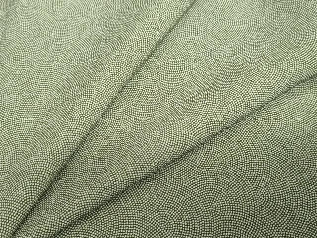 平和屋着物●洗える最高級着物　＜英＞はなぶさ謹製　江戸小紋　鮫小紋柄　さんび謹製　洗える着物　未使用　DABD9426ud