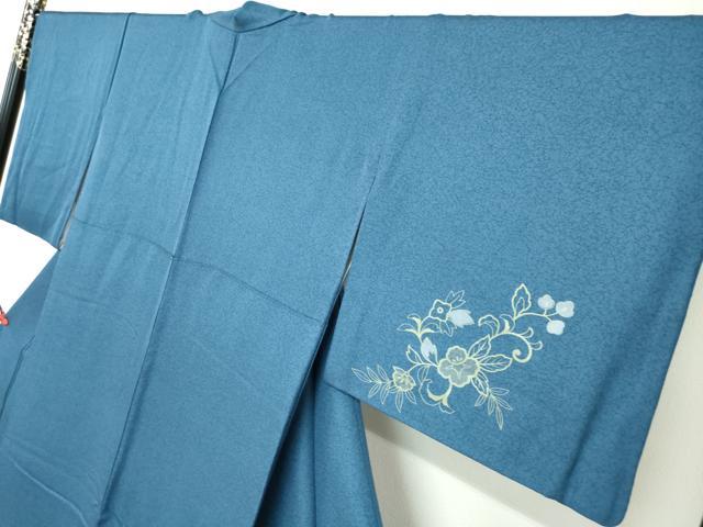 平和屋着物●訪問着　正倉院草花文　暈し染め　金彩　三越扱い　正絹　逸品　DABD9762ud_2