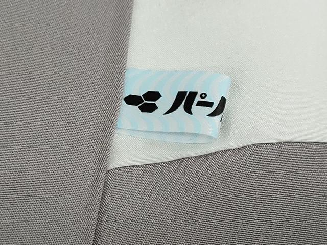 平和屋着物●本場真綿絢結城紬　草木染　草花間道　証紙付き　正絹　逸品　未使用　DABD9782ud_6